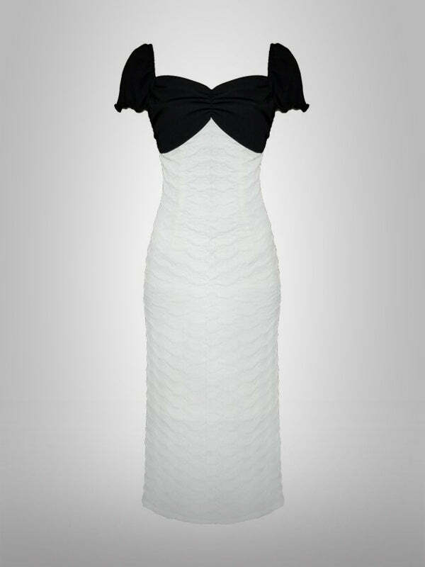 Y2K High Waist Dress - Coquette Aesthetic with Grunge Vibes, Cute & Comfy Style