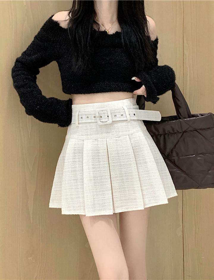 Y2K High Waist Pleated Cargo Skirt - Cute Grunge Aesthetic for Coquette & Soft Girl Styles