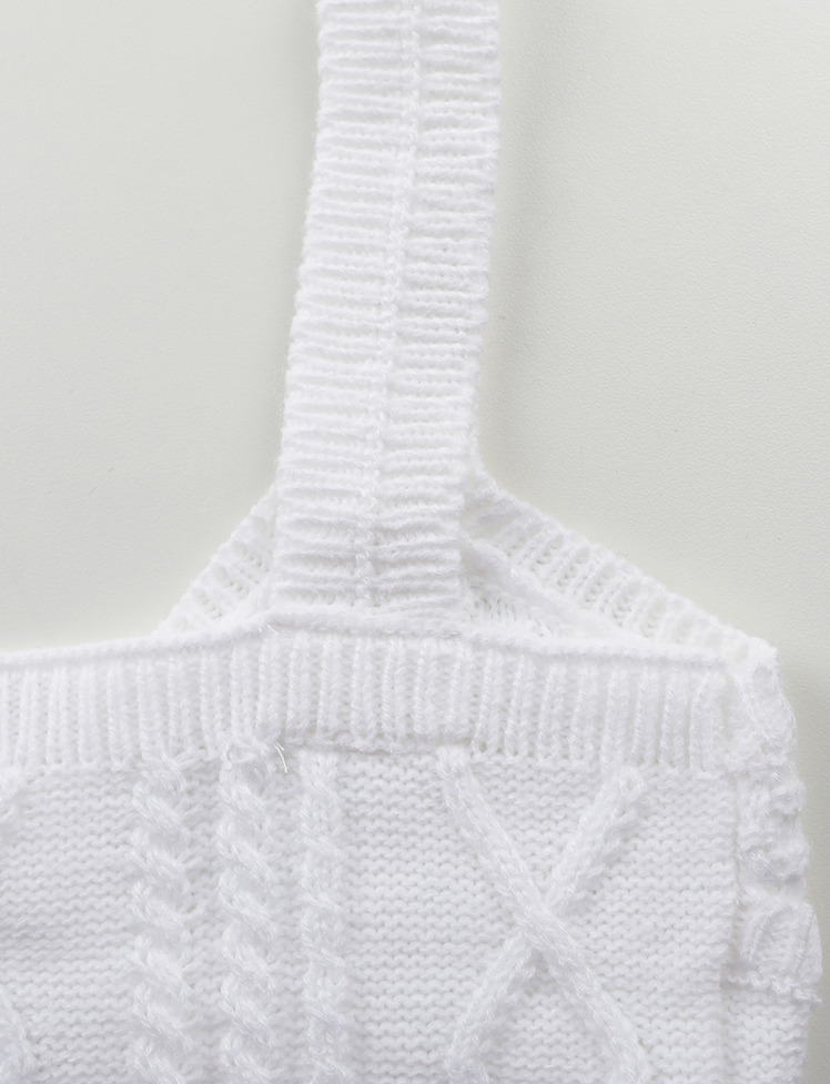 Y2K Knitted Twist Camisole - Cute Top for Coquette & Grunge Aesthetic Outfits