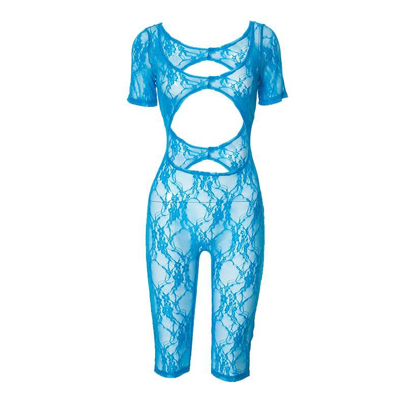 Y2K Lace Backless Romper - Cute Coquette Aesthetic with Grunge Vibes for Aesthetic Outfits