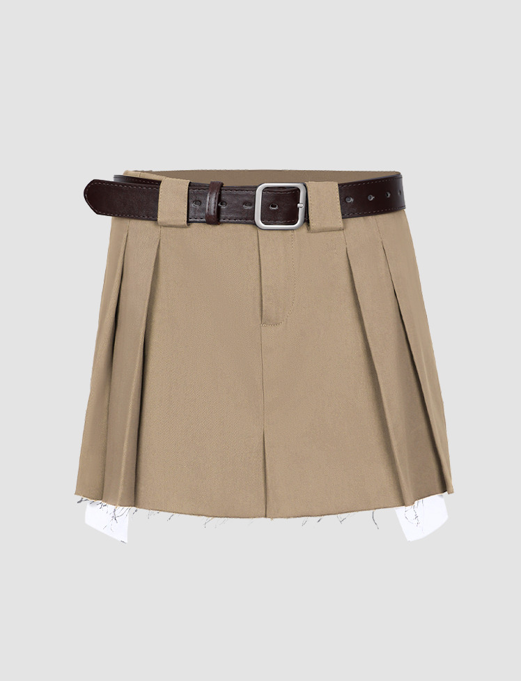 Y2K Pleated Mini Skirt - Cute Cargo Style for Coquette & Grunge Aesthetic Outfits