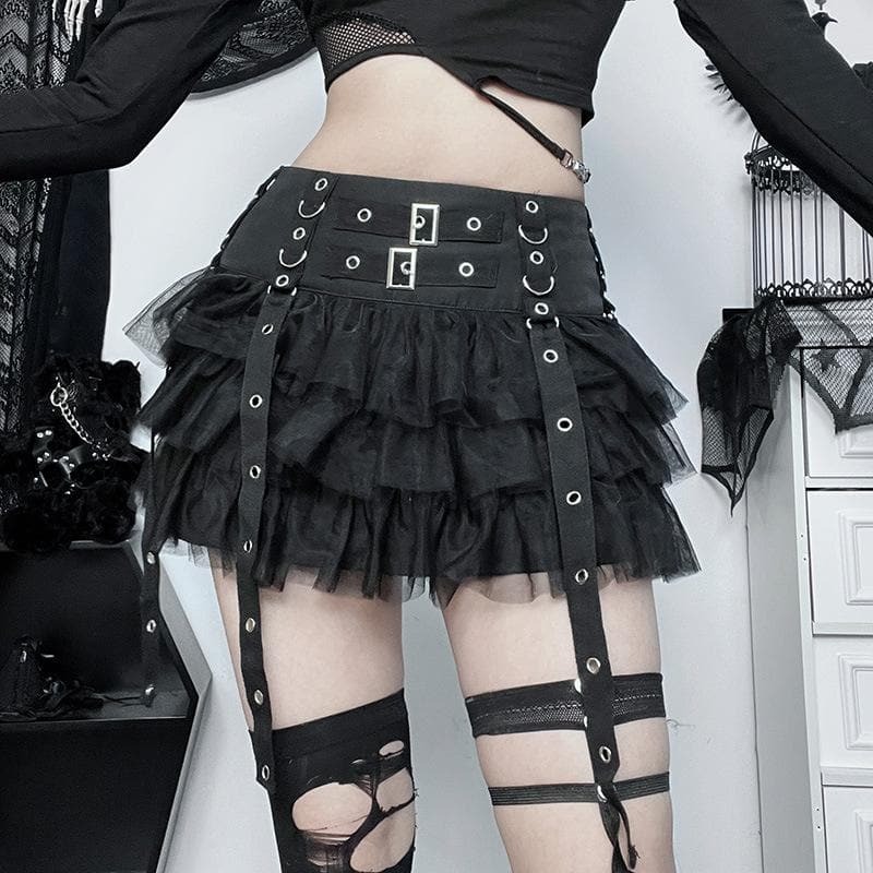 Y2K Ruched A-Line Mini Skirt - Grunge & Coquette Aesthetic, Cute Layering Essential